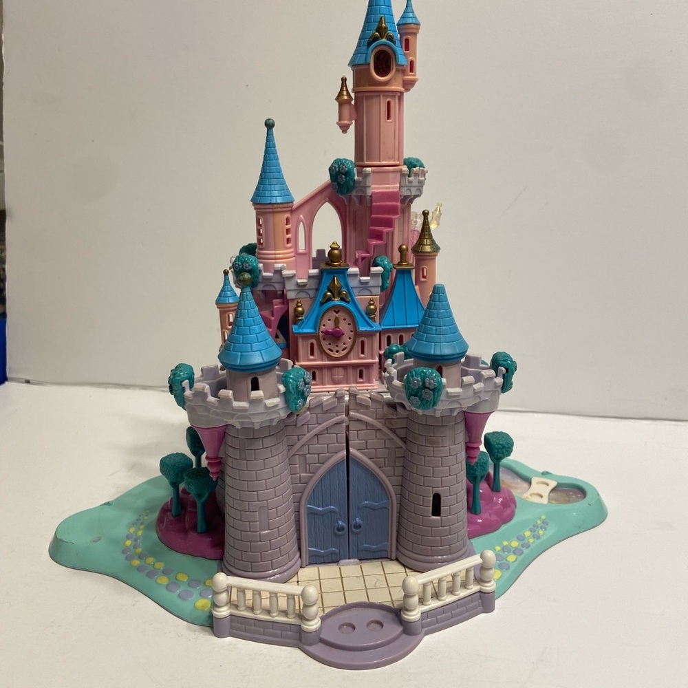 Polly Pocket Cinderella Enchanted Castle w/ Working Lights 1995 No Figures
